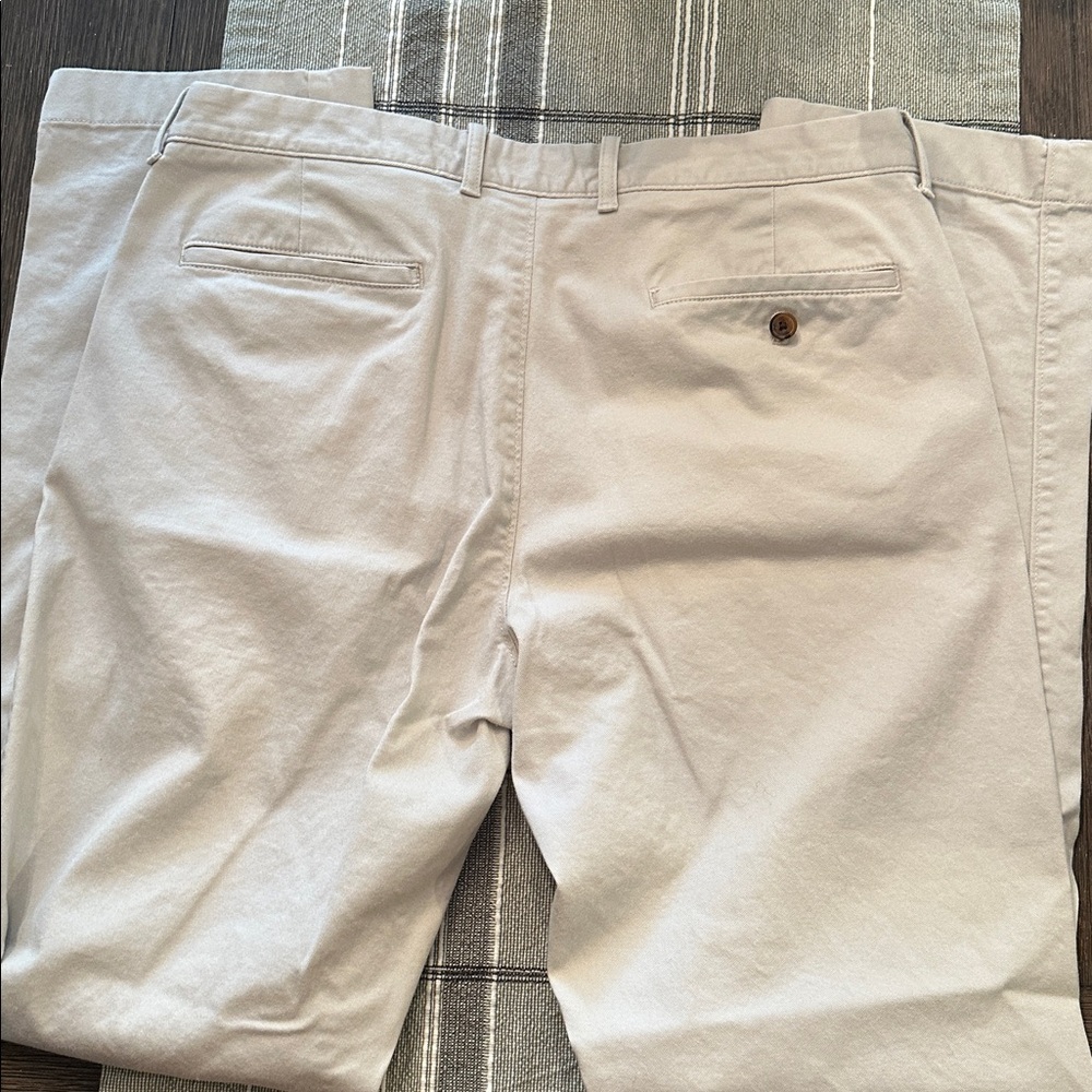 TWO J.Crew Flex Straight Khaki Chino Trousers 34x34 - Picture 4 of 7